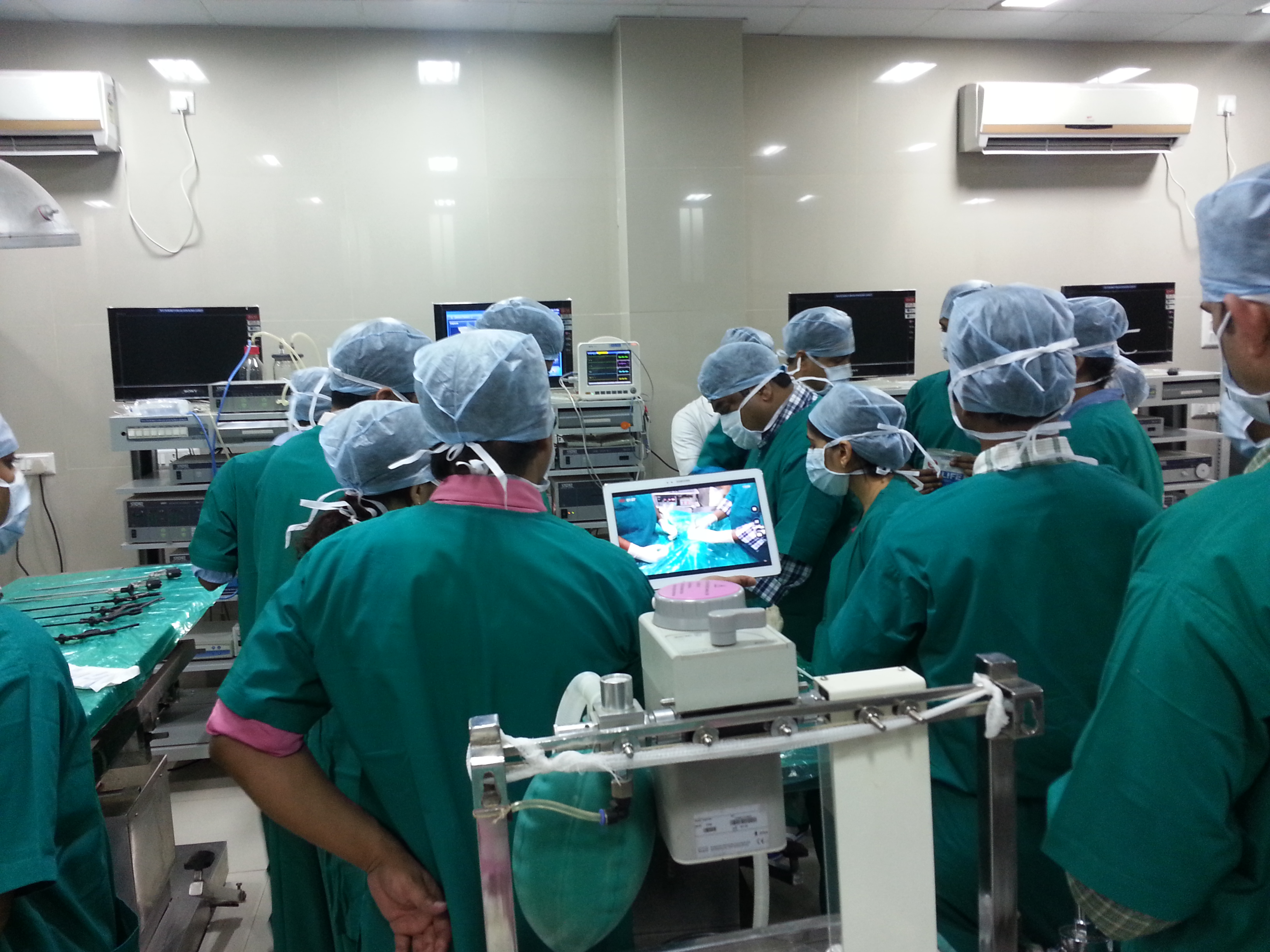 Laparoscopy Training 2014 In Collaboration With MARS India Limited